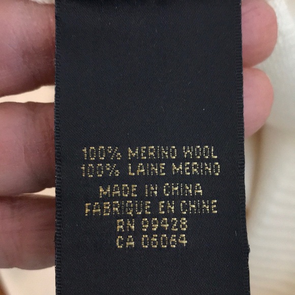 NEW Bugatchi Uomo Wool Sweater with Suede Detail - Picture 7 of 9